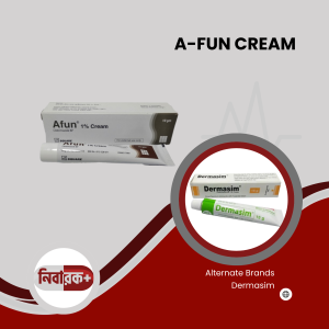 Afun Cream Antifungal – Front Tube afun cream tube front view